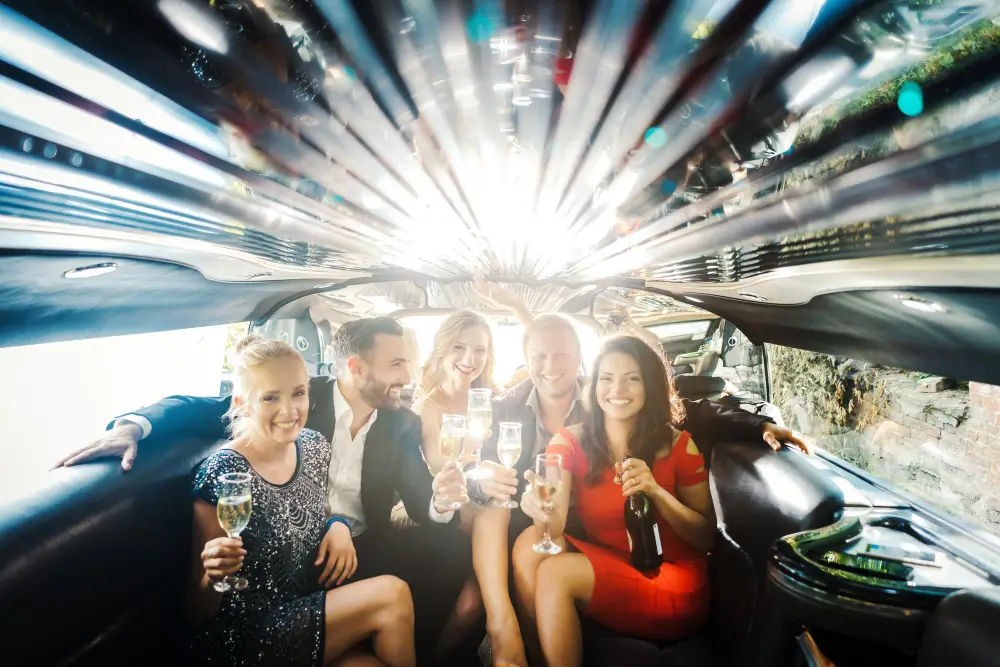 party bus limo rental in Orange County