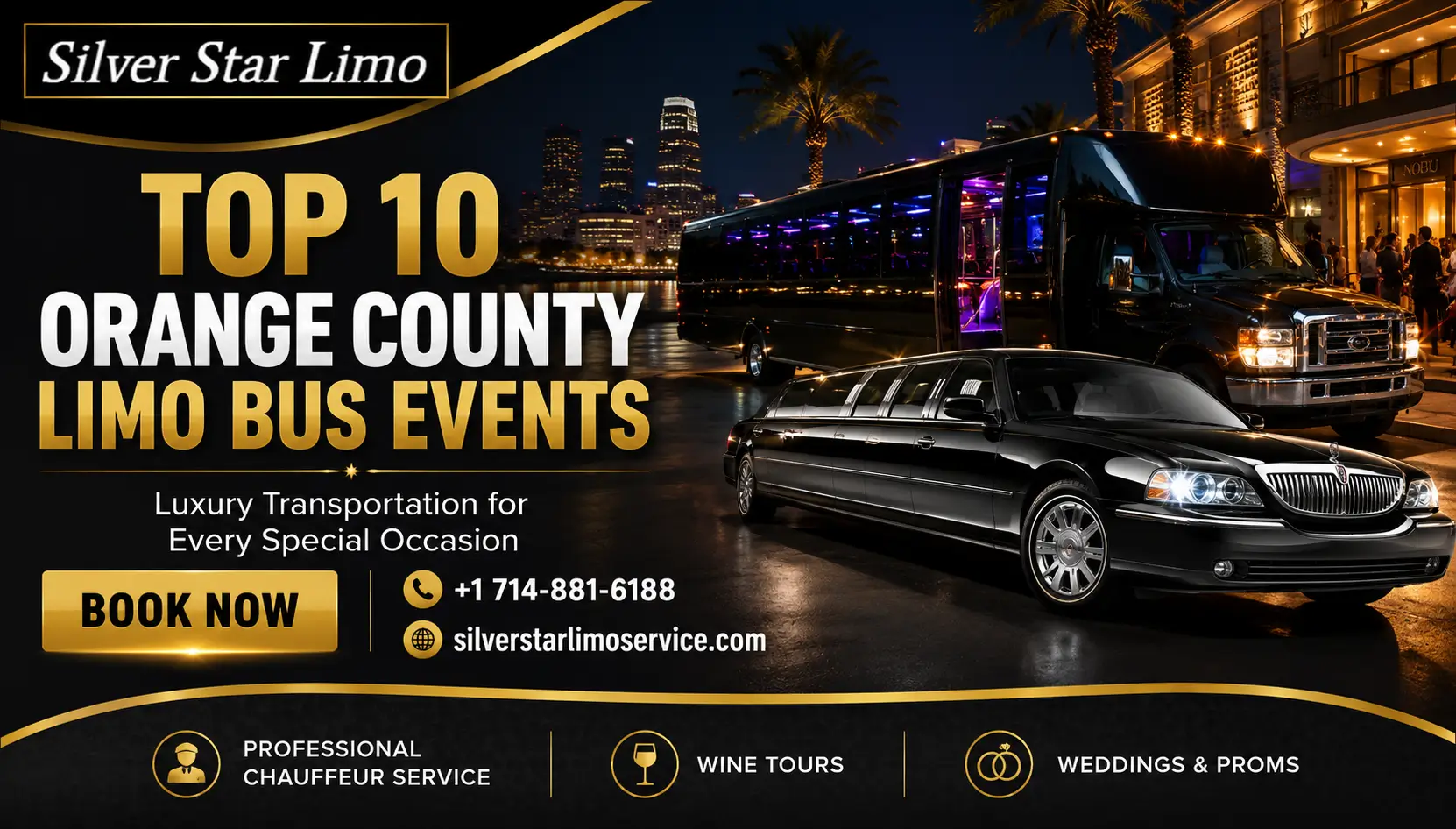 Limo Bus Service in Orange County